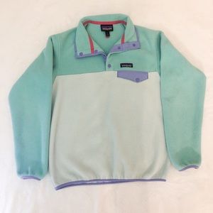 Patagonia Synchilla Snap-T Pullover Mint Lavender